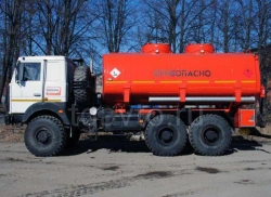 Specialised tank truck (ATZ) on MAZ chassis 5N33-631226, 631228 type 5675LO of modification 5675L4-10
