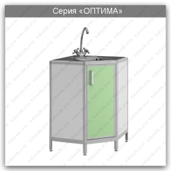 Laboratory table with sink Optima series: SLM.01.01.01