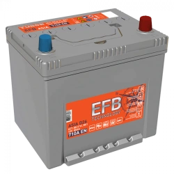 Lead-acid starter battery TUBOR ASIA EFB 6ST-80.1(0) VL V01