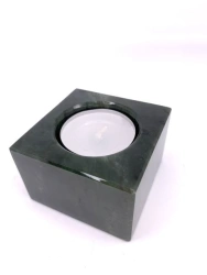 Rectangular candlestick (jade) 60x60x40