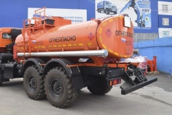 Tank truck (tank-car), UZST brand, type UZST03, modification 6619A-24 on KAMAZ 43118-RR chassis.
