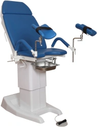 Gynaecological chair KG-6-3 according to TU 9452-043-07614107-2007 and its detachable parts: kneepads, arm rests, basin, tripod