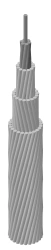 Non-insulated, heat-resistant wires, AT3C grade