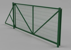 Sliding gate 3D URAL 4 Zn in PP