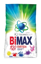Universal synthetic powdered detergent "BiMAX 100 stains Automat"