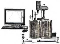 Gieseler apparatus for determination of plastic properties of coal.
