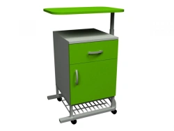 Bedside cabinet with swivelling table top medical TMK-10