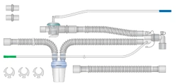 Respiratory devices for joint use with anaesthetic and resuscitation equipment, version: p