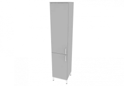 Cabinet-penal on MK (closed) for storage of laboratory equipment 400x420x1950mm (WxHxH)