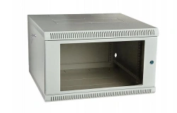 Collapsible wall-mounted telecommunication cupboard with removable side panels 19" ??-????