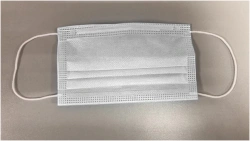 Medical protective mask 3-layer non-sterile on an elastic band according to GOST R 58396-2019