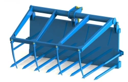 Replacement working bodies for the universal agricultural loader PKU-0.8: forks, models PKU-0.8-12, PKU-0.8-12