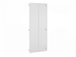 Glass doors in aluminium frame high, art. no. 9530A