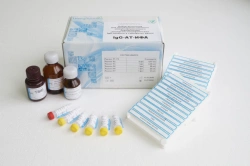 Reagent kit for semi-quantitative immunoenzymatic determination of allergen-specific IgG-antibodies in blood serum (IgG-A