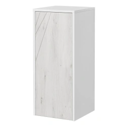 Cupboard Aquaton Sakura with basket alder navarra, white gloss 1A220703SKW801.A220.7.03S.KW8.0