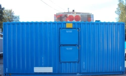 Power station, automated "Peter Bell" of container type PB-300-18D-10 on the basis of diesel unit YAMZ AD300S-T400-50.