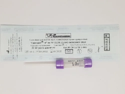 Capillary blood sampling container disposable "Sintavet®-K" - 200/250/500/K2E/B-P1/001