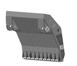 Rear bucket wall straight shovel PC-4000.FS-22-(2)