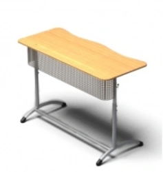 Two-seater adjustable desk, article number PE-DE5-7