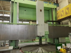 Double column CNC lathe-carousel machine of model 1M563F4 CNC