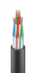 Cable for signalling and interlocking, not spreading combustion, with low smoke and gas emission, grade: SBBVGng(A)-LS
