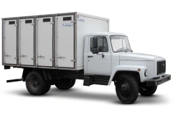 Van for transporting bakery products type 27901 of modification 27901-0000010-43 on the basis of TC/chassis GAZ-3308: modificati