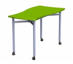 Single-seat pupil's table with possibility of grouping for group classes, height-adjustable No.3-No.5 ATT-952