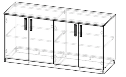 Closed cabinet T 2 ZC