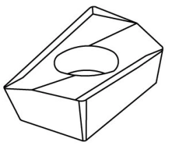 Carbide plate KF16-0504R-Q7A N100
