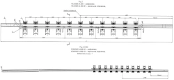 Cross rail with counter rail of P65 type 1/11 (project MSZ.8365.14.000/-01/-02/-03)