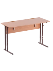 STANDARD Double-seat pupil's table with adjustable parameters of height and inclination of cover, type 2