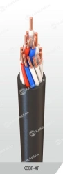 Control cable with copper conductors with insulation and sheath made of polyvinylchloride plasticate, in cold-resistant version