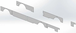 6241-03-5402000 SB Set of inner side trim panels