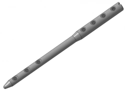 Distal femoral pins Ø 11 mm, length 240 mm, article number 625.240