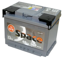 Lead battery for starting piston engines 6ST-60VLA EFB "Space"