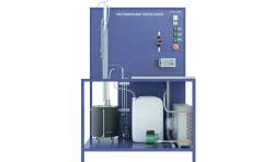 Laboratory distillation unit (plate column) with autonomous cooling system (PAHP-RUM-T-R)