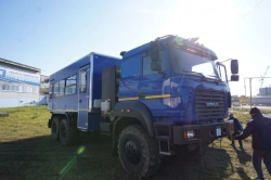 Special shift truck on Ural 4320-4971-12 chassis. Mark GIRD. Type 58498A. Modification 58498A-0000031. Execution loaded