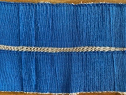 Knitted fabric for cuffs