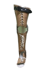 Full leg brace AH8-115DP (AH8-115) (leather)