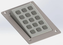 Vigilance control pedal of tram car PBTV001
