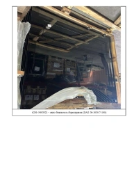 Trolleybus 6241-5403521 window glass side window right side closed grey 1409*1900 SHTP, DAG No. 1030.7-100 SB