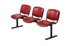 Multi-seat section, leather upholstery, non-folding Model: SMNK of "Edelwood" trade mark