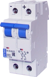 Automatic switch of direct current "VA25-29 DC" on 2 poles