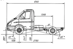 Chassis, Modification 2310, Petrol engine Euro-5