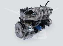 409051100040000 Engine (for UAZ PROFI, PATRIOT, PICAP from 09.2018 Y.V., 4X4, with DYMOS gearbox, WITHOUT CLutch, WITHOUT PHASE