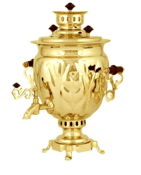 Self-boiler 2 litre acorn brass