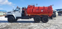 Oil and gas condensate tanker truck AKN 4671 L2-30 on chassis Ural 4320-6951-72