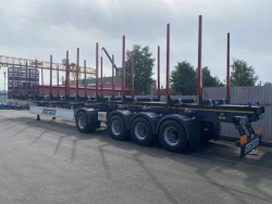 Four-axle semi-trailer sorting truck model PF-41 modification PF-41L with axle unit BPW HSFALM 9010-15 V36 61.68.361.147QS.