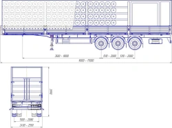 Semi-trailer - forward gas-fuelling station PAGZ-3