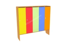 Five-piece children's wardrobe for clothes